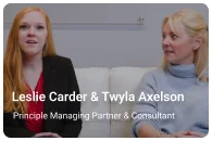 Leslie Carder & Twyla Axelson